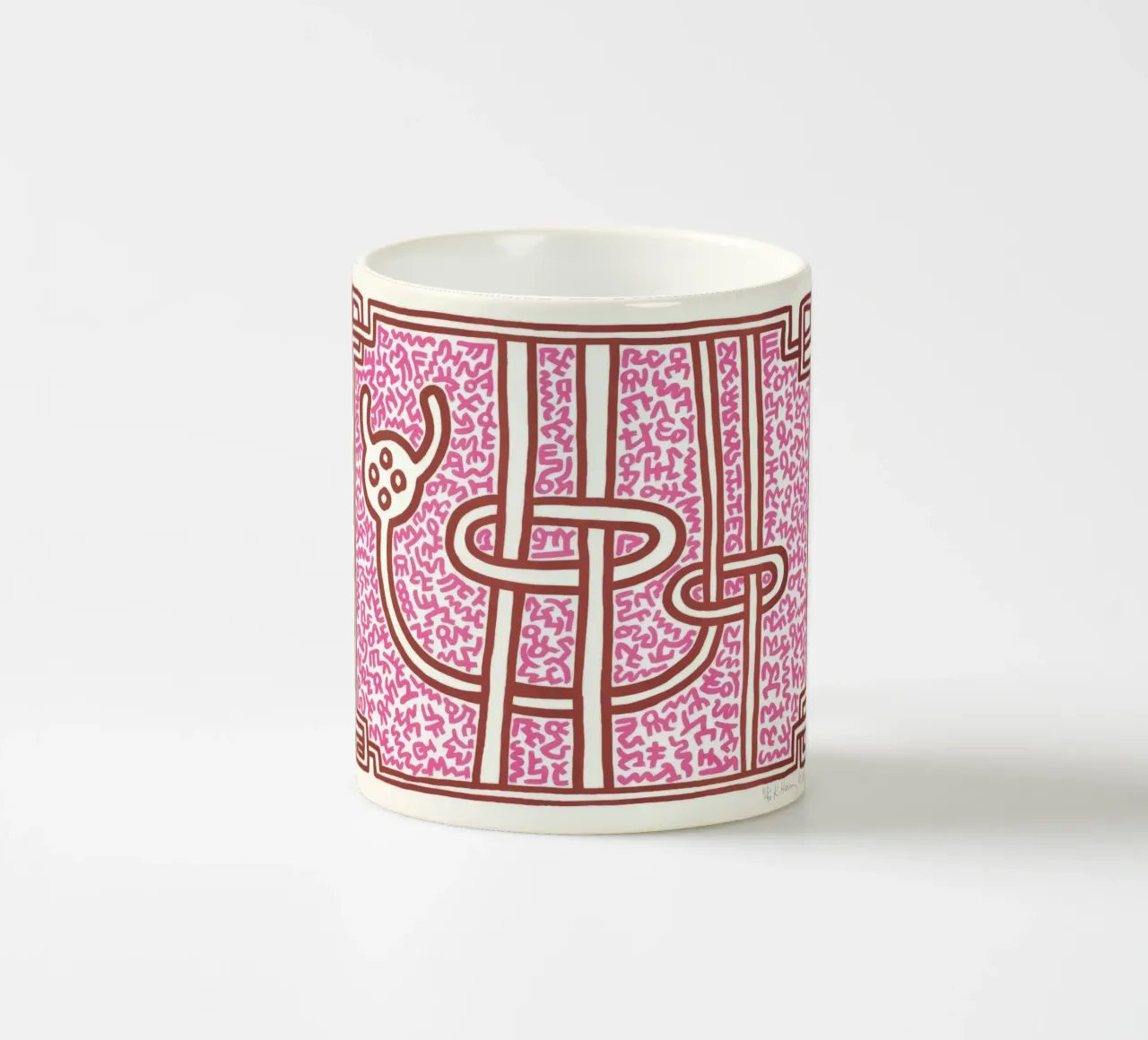 Keith Haring Chocolade Boeddha Abstract Print keramische mok van ClubArt