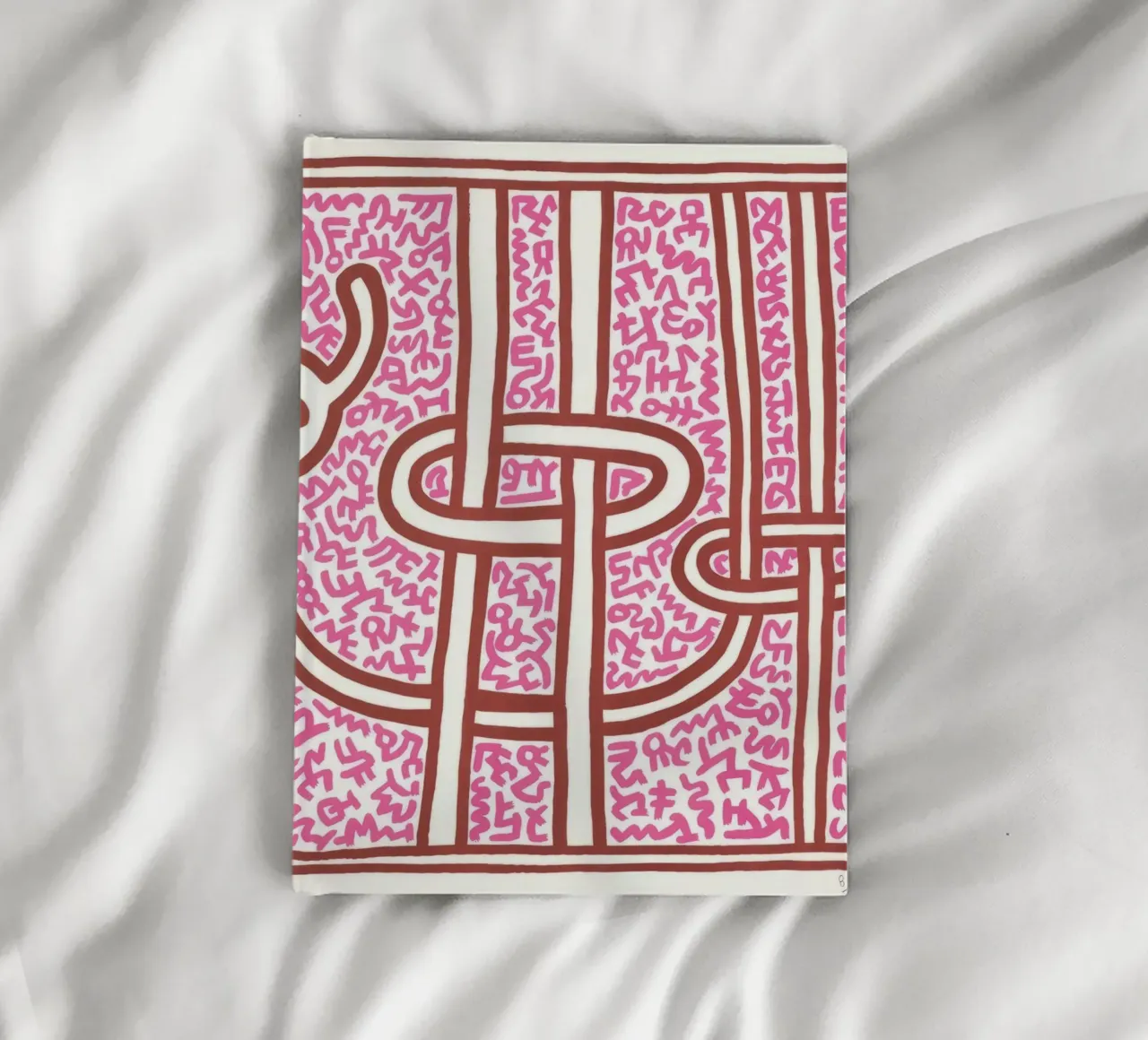 Keith Haring Chocolat Buddah Abstract Print notebook by ClubArt