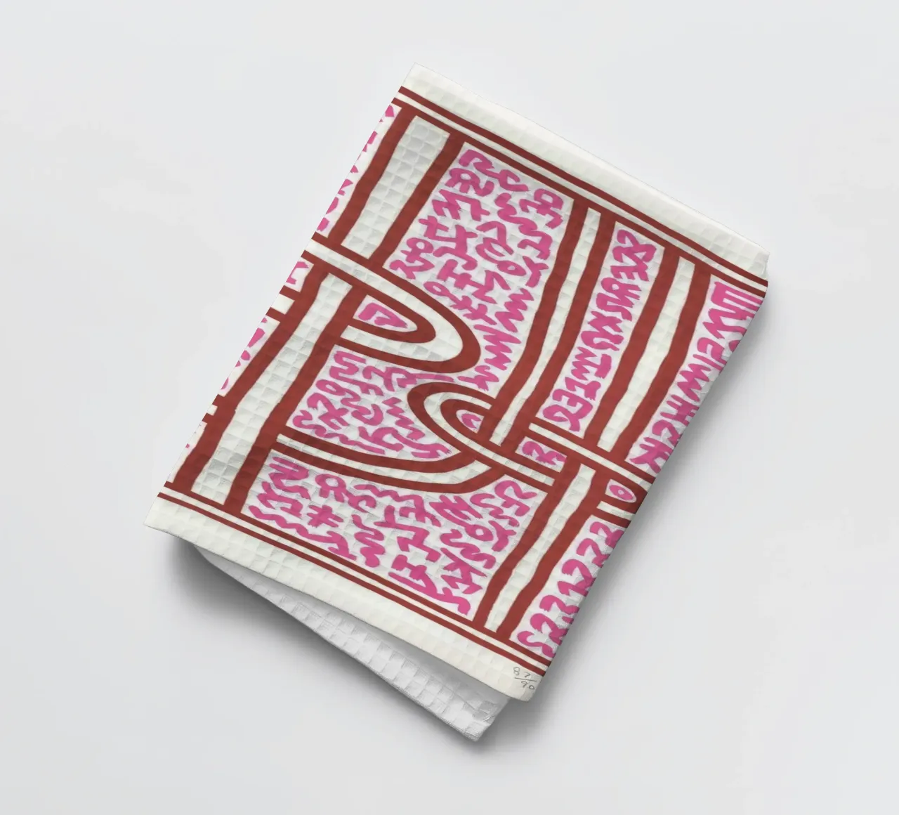 Keith Haring Chocolat Buddah Abstract Print torchon de ClubArt