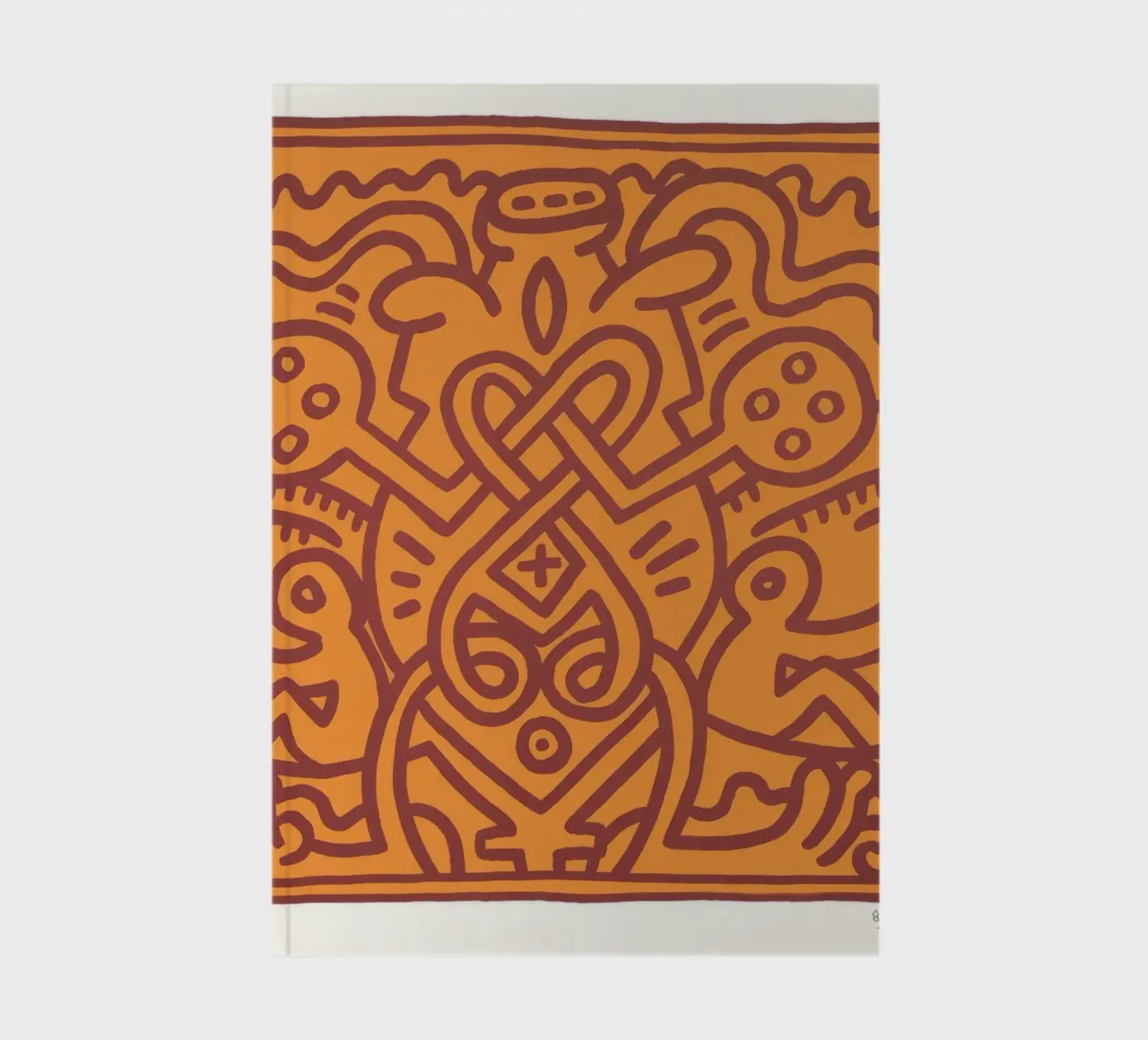 Keith Haring Chocolat Buddah Abstract Print notebook by ClubArt