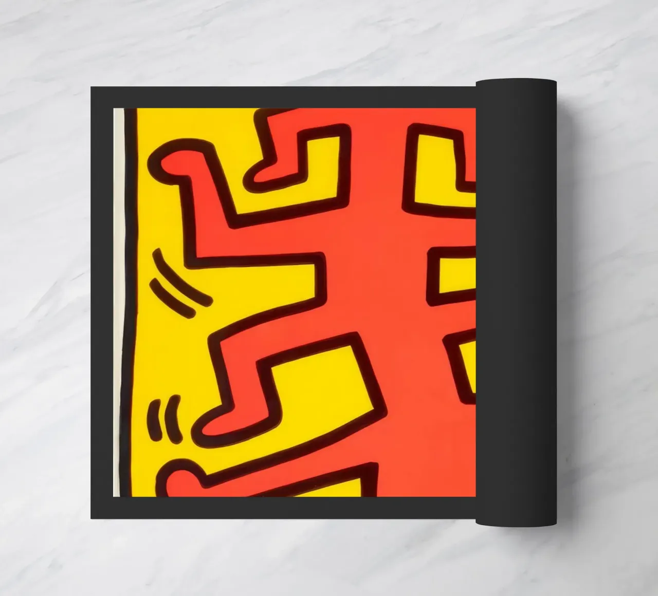 Keith Haring Growing #1 Stampa Pop Art zerbino da ClubArt