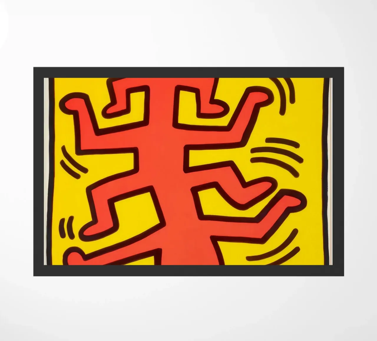 Keith Haring Growing #1 Stampa Pop Art zerbino da ClubArt
