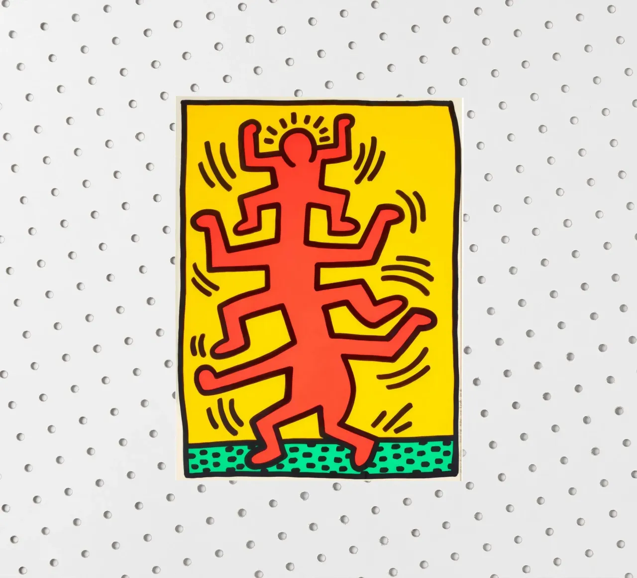 Keith Haring Growing #1 Pop Art Print pegatina de ClubArt