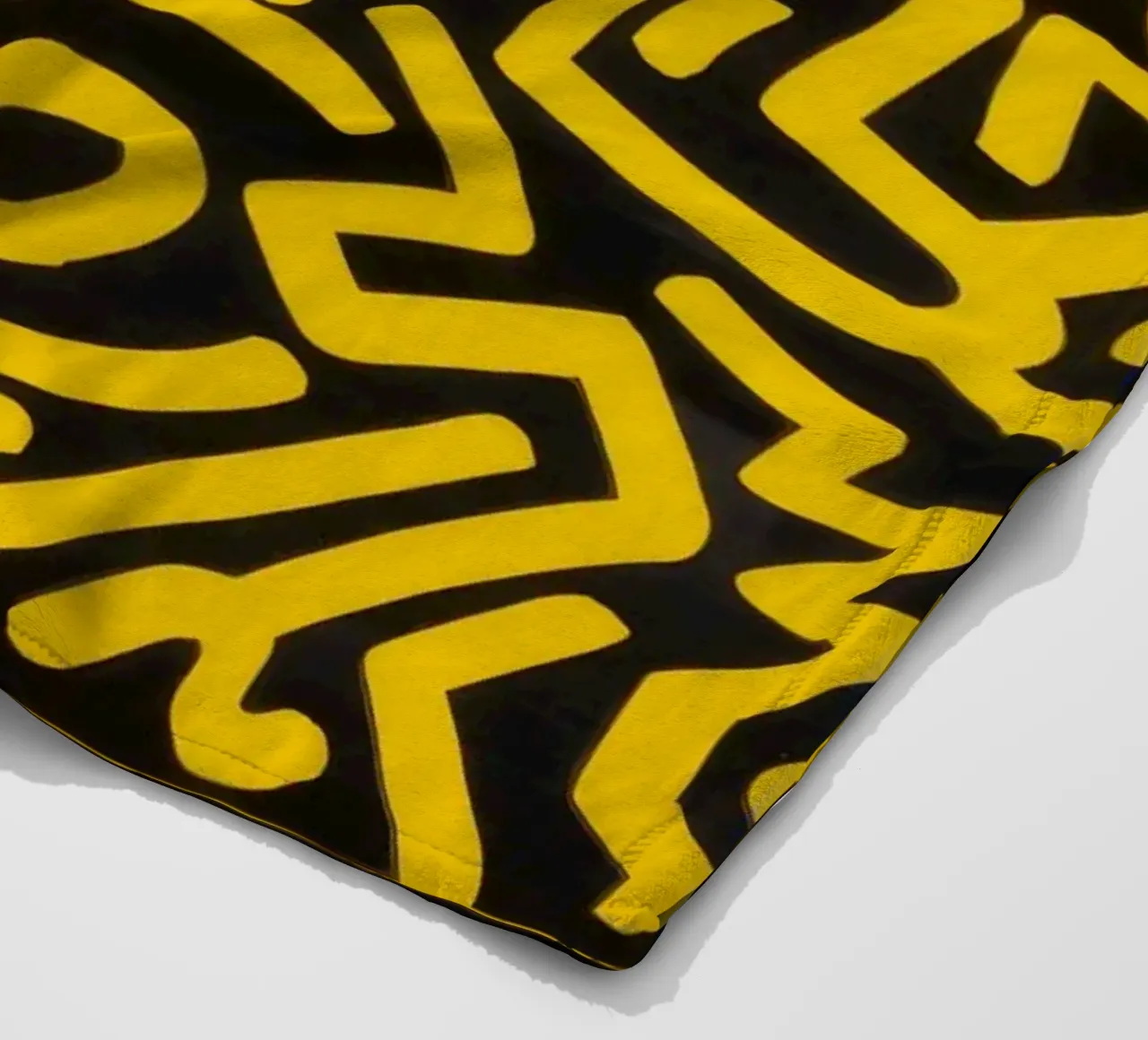 Keith Haring che cresce #4 Pop Art astratta coperta in pile da ClubArt