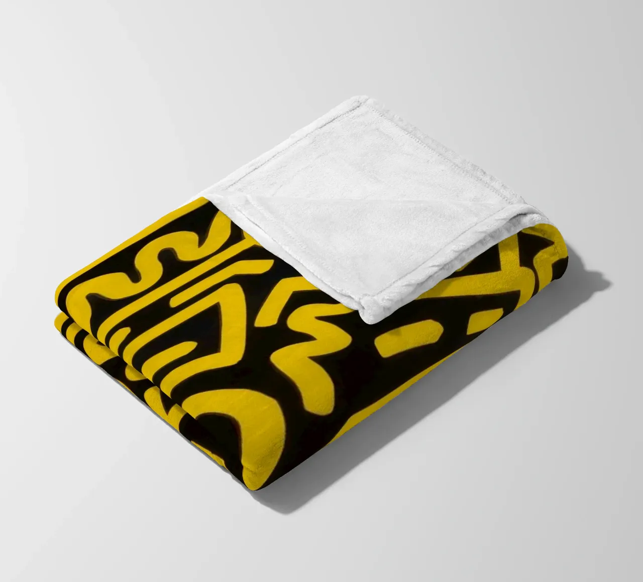 Keith Haring che cresce #4 Pop Art astratta coperta in pile da ClubArt