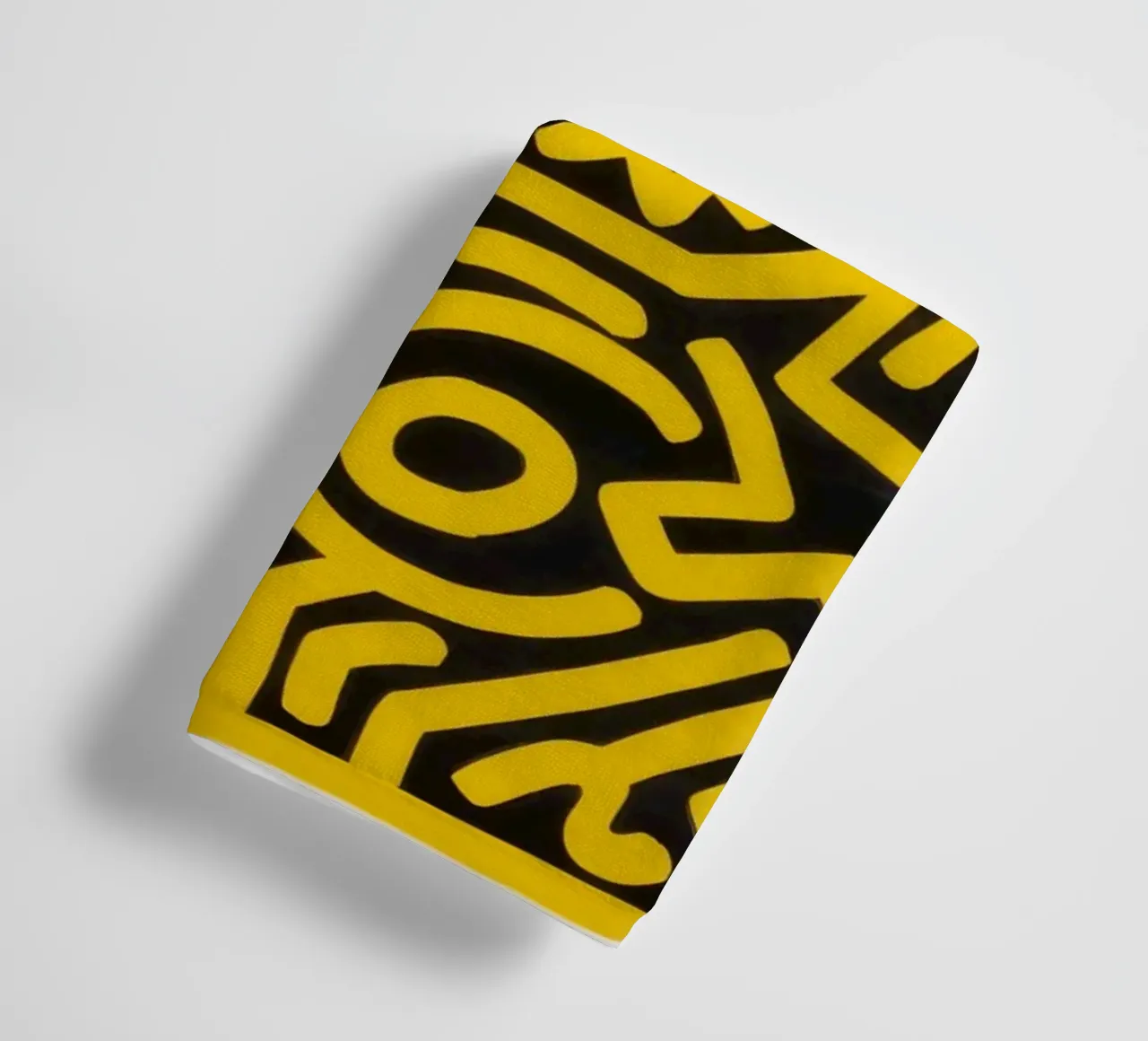 Keith Haring groeit #4 abstracte pop-art badhanddoek van ClubArt