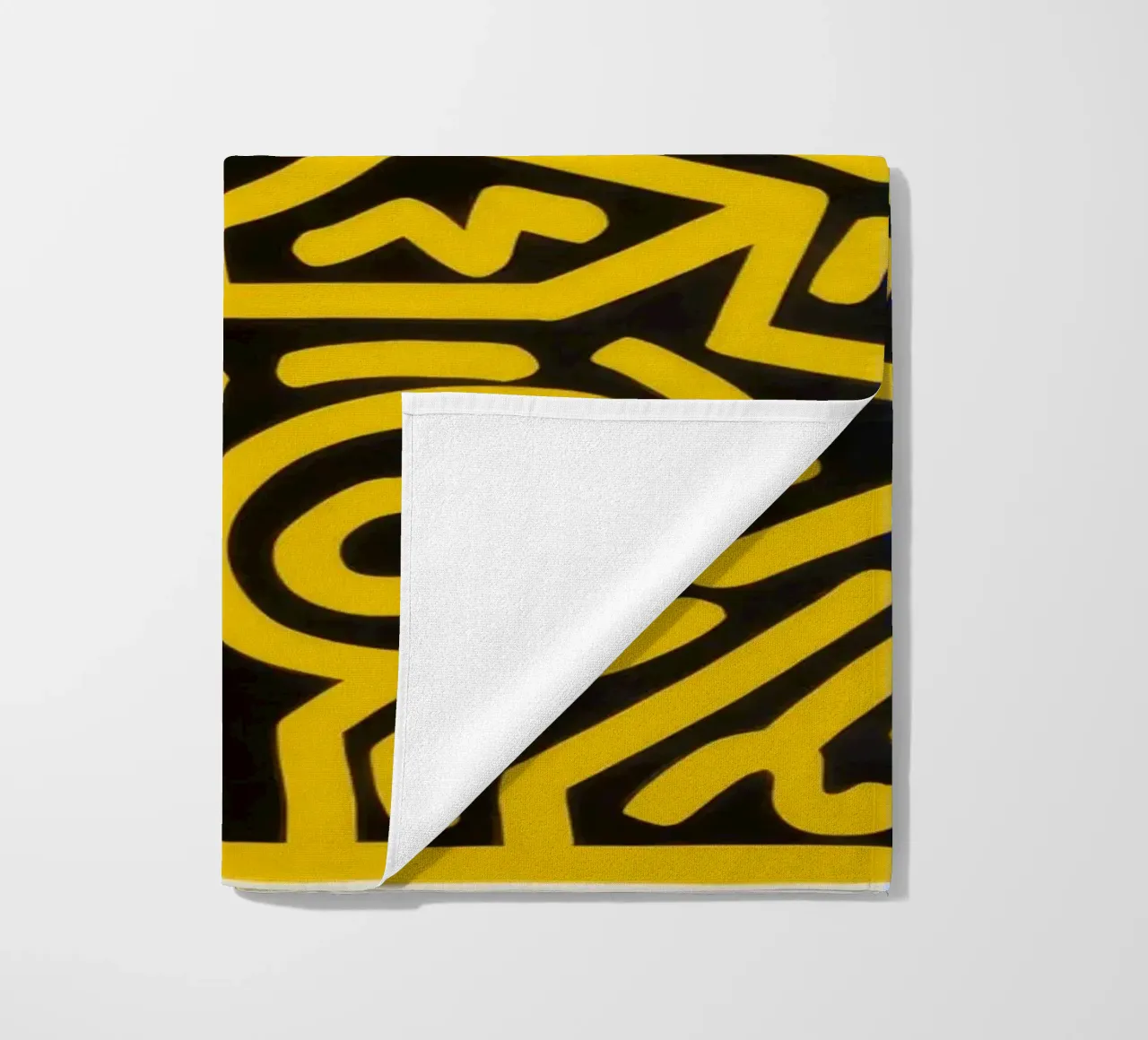 Keith Haring che cresce #4 Pop Art astratta telo mare da ClubArt