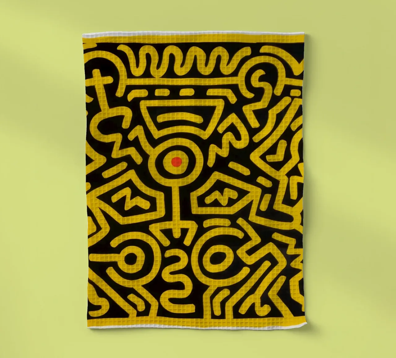 Keith Haring che cresce #4 Pop Art astratta canovaccio da cucina da ClubArt