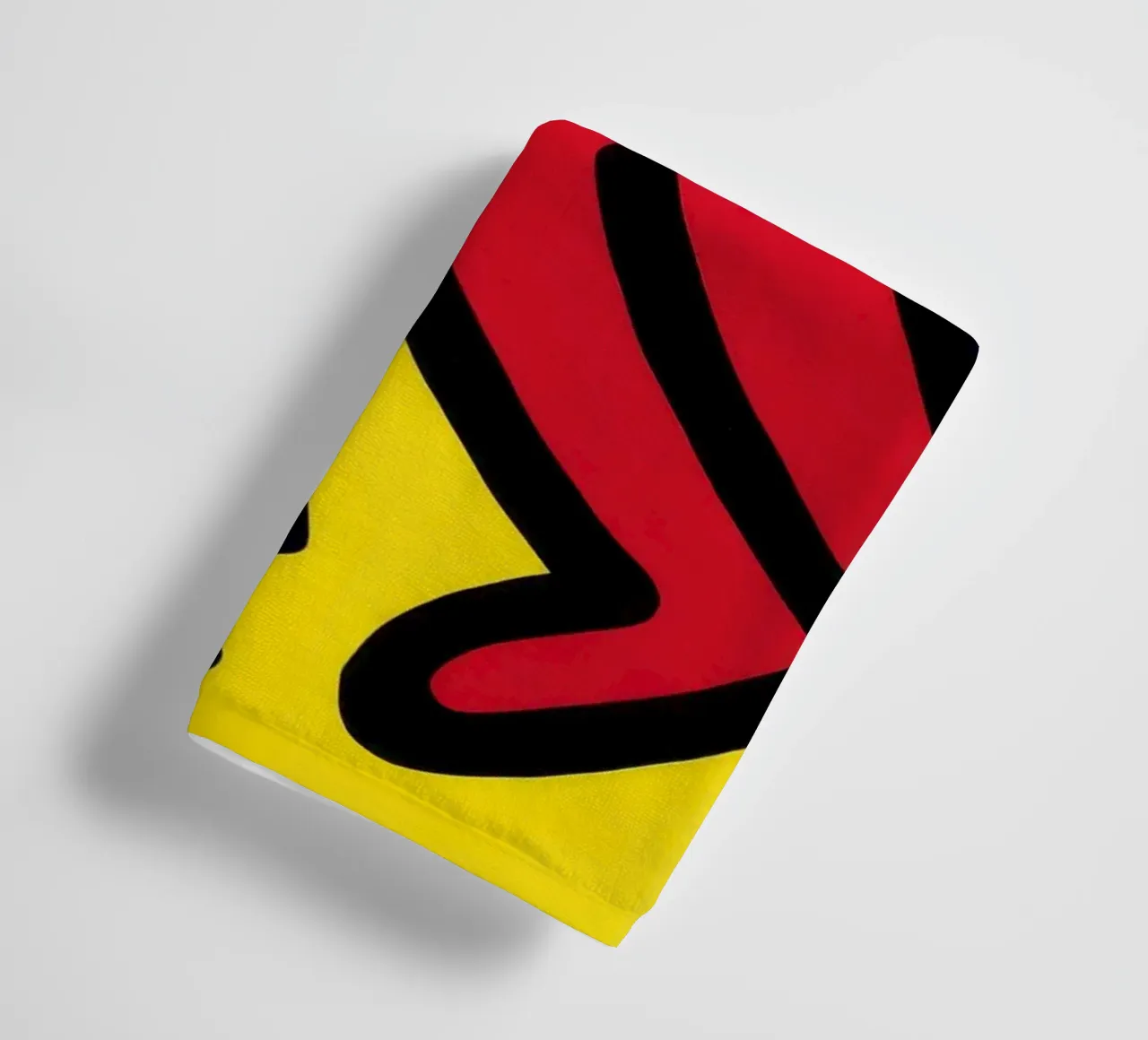 Keith Haring Icons Winged Figure Pop Art towel by ClubArt