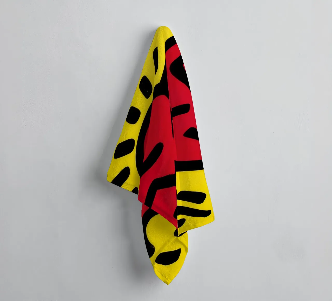 Keith Haring Icons Winged Figure Pop Art towel by ClubArt