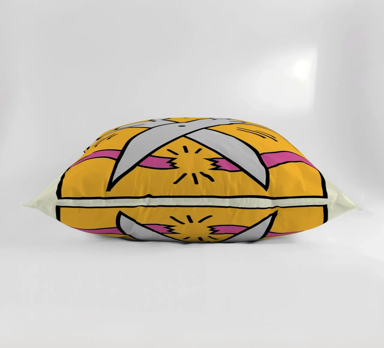 Keith Haring Scissors Pop Art Print decorative cushion by ClubArt