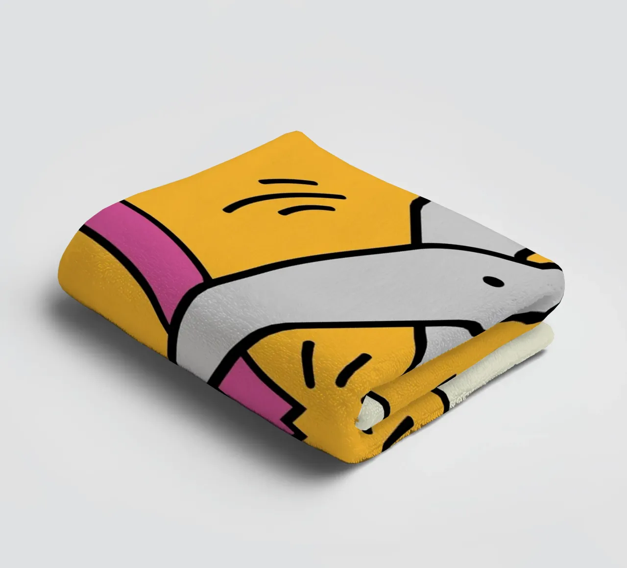 Keith Haring Ciseaux Pop Art Print serviette de bain de ClubArt