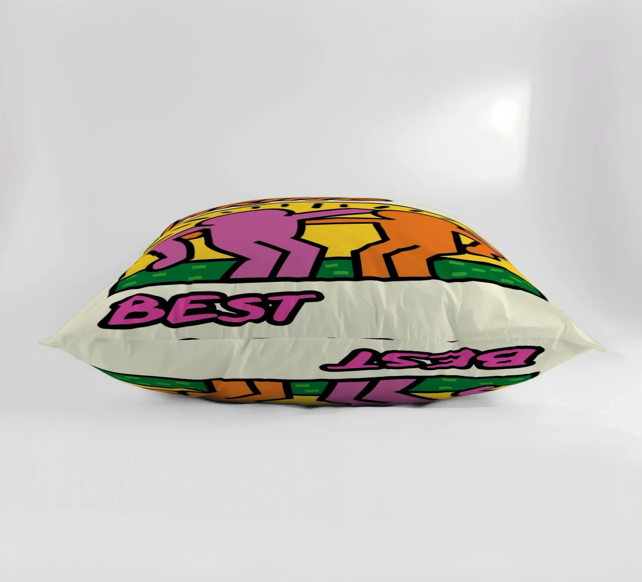 Poster di Keith Haring per l'amicizia dei migliori amici cuscino da ClubArt
