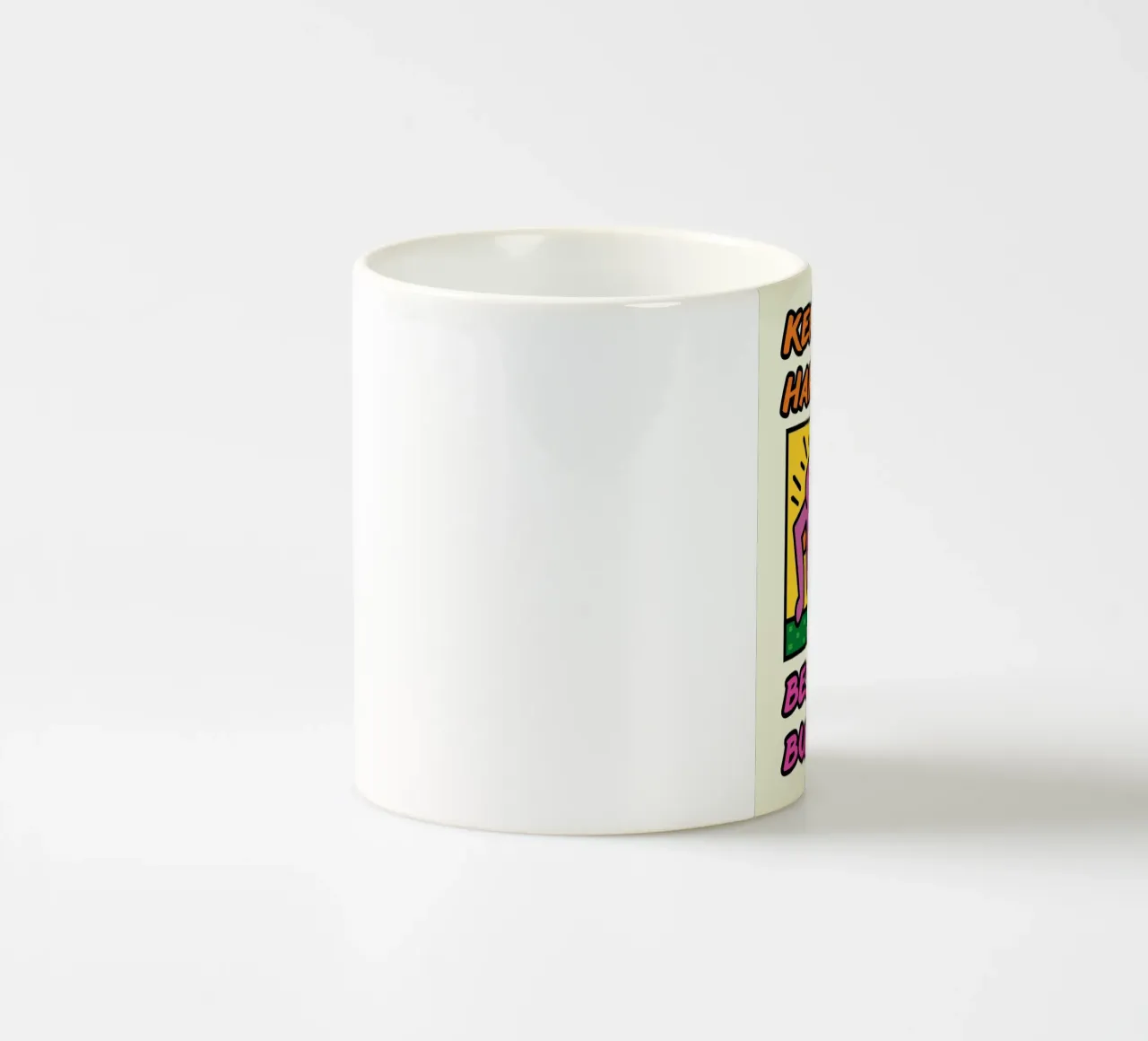 Poster di Keith Haring per l'amicizia dei migliori amici tazza in ceramica da ClubArt