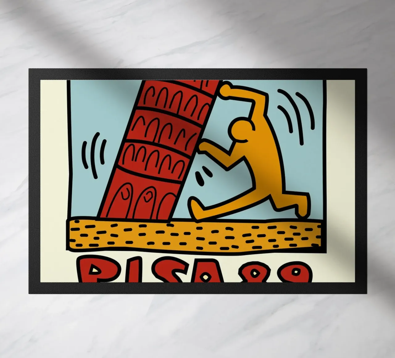 Keith Haring Pisa 89 Poster Pop Art zerbino da ClubArt