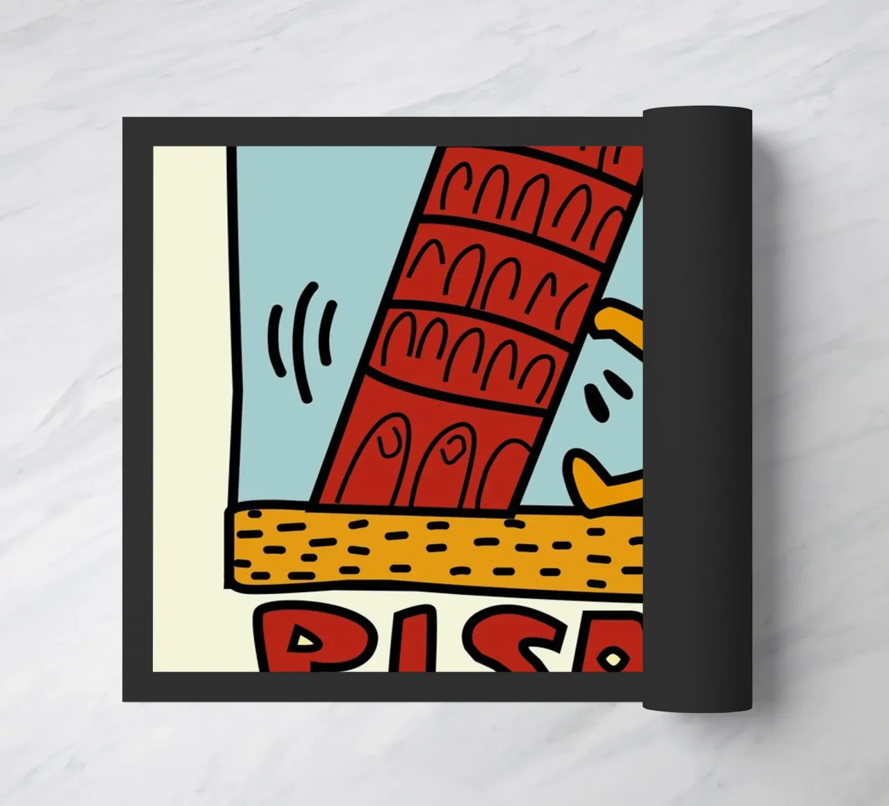 Keith Haring Pisa 89 Poster Pop Art zerbino da ClubArt