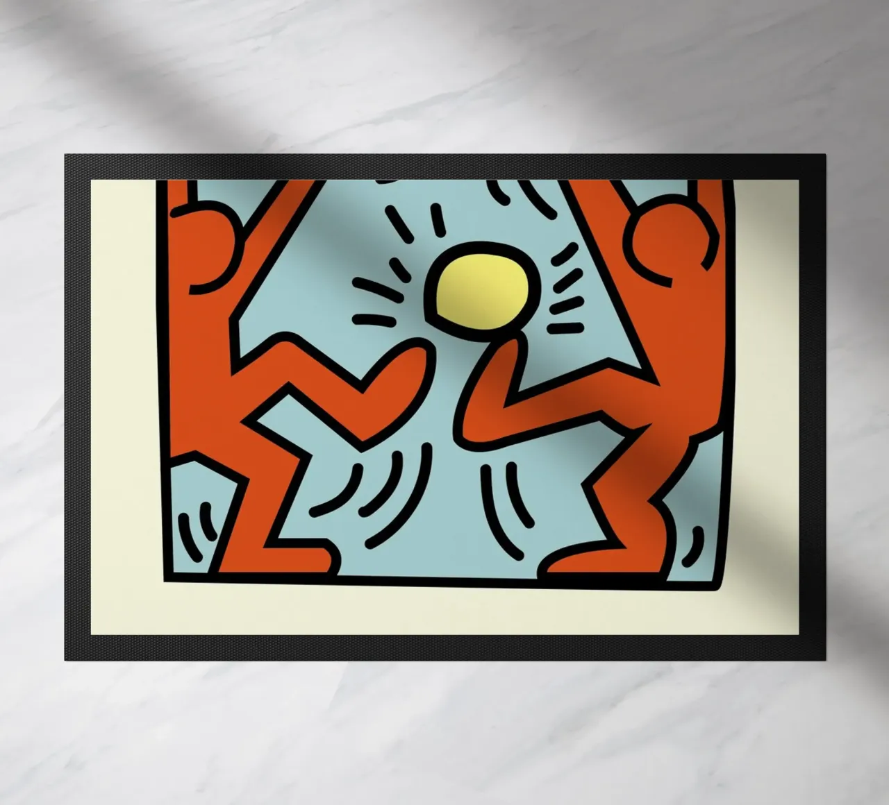 Keith Haring - Figure radiose - stampa pop art zerbino da ClubArt