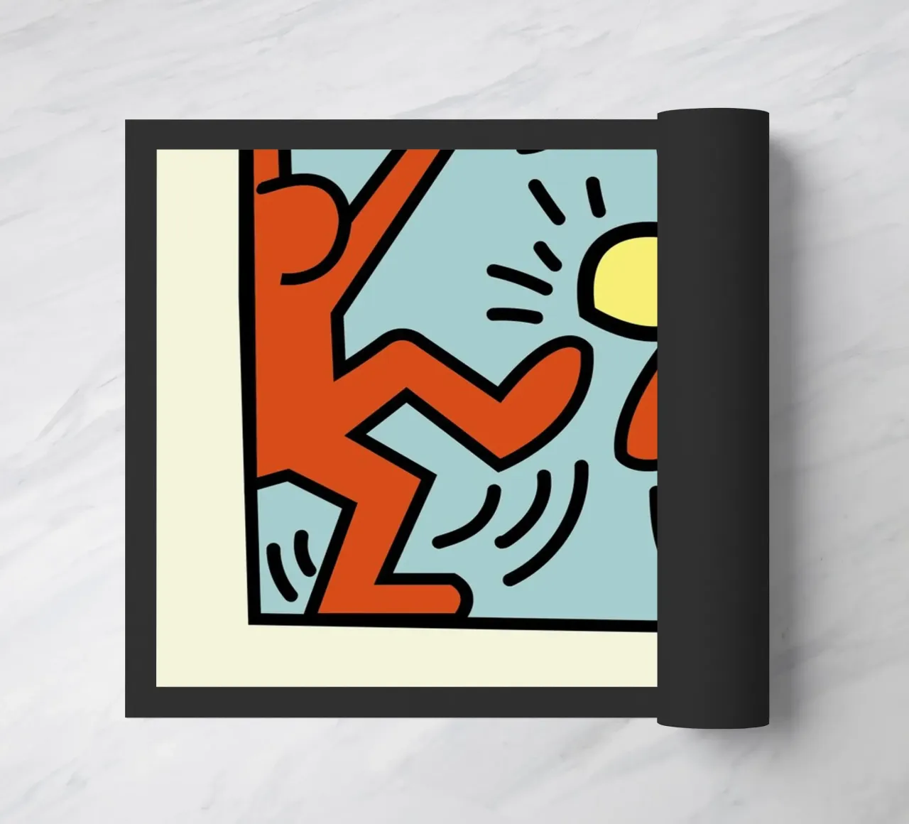 Keith Haring - Figure radiose - stampa pop art zerbino da ClubArt