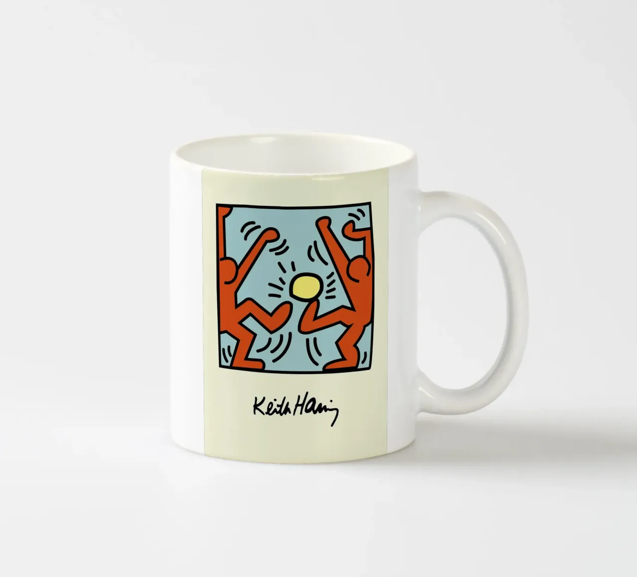 Keith Haring - Figure radiose - stampa pop art tazza in ceramica da ClubArt