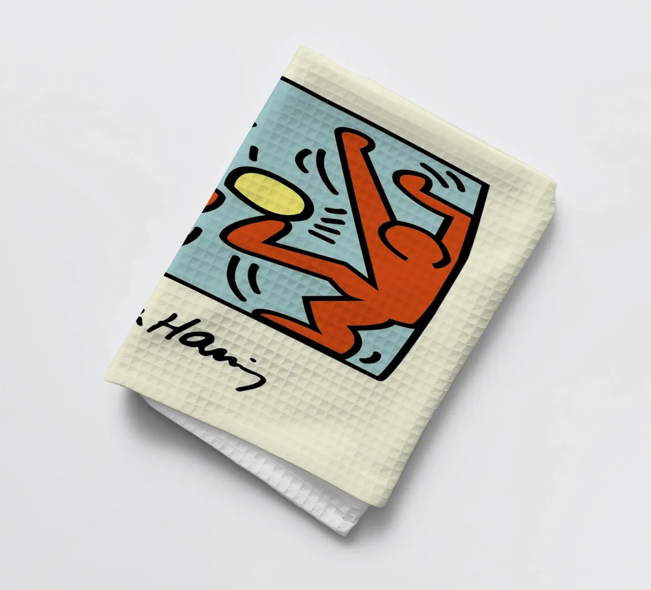 Keith Haring Radiant Figures Pop Art Print torchon de ClubArt