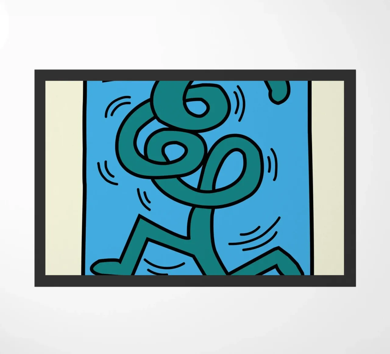 Poster del Festival del Jazz di Montreux di Keith Haring zerbino da ClubArt