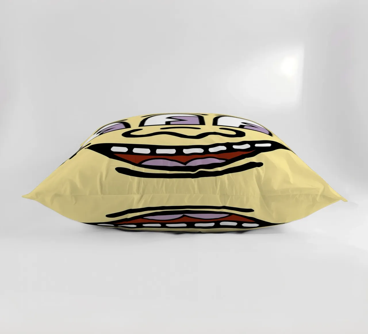 Stampa pop di Keith Haring con la faccia a tre occhi cuscino da ClubArt