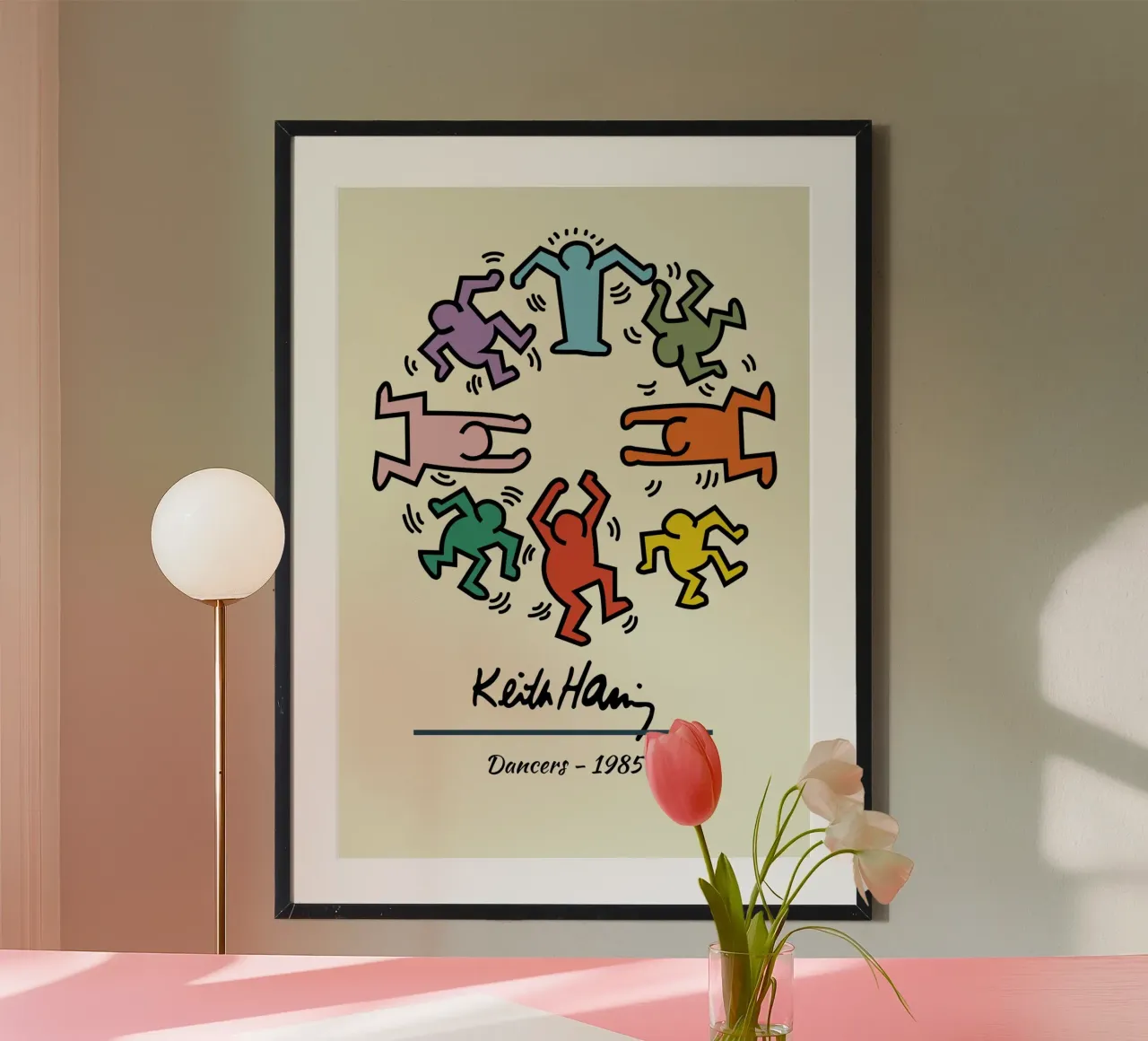 Keith Haring Ballerine 1985 Poster pop art poster da ClubArt