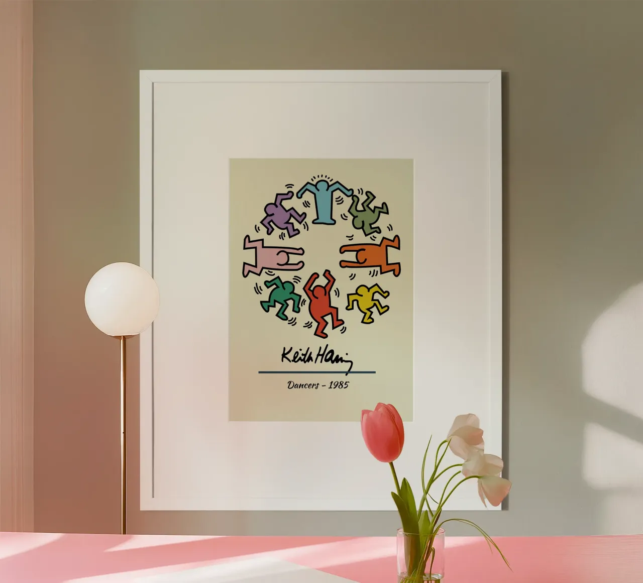 Keith Haring Ballerine 1985 Poster pop art poster da ClubArt