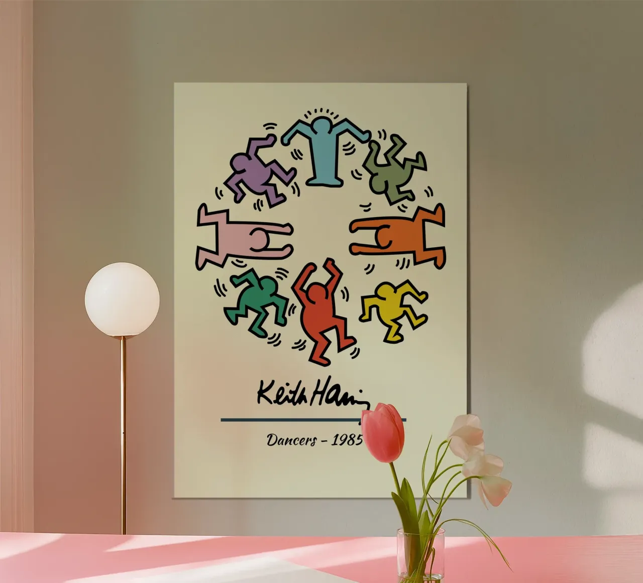 Keith Haring Ballerine 1985 Poster pop art poster da ClubArt