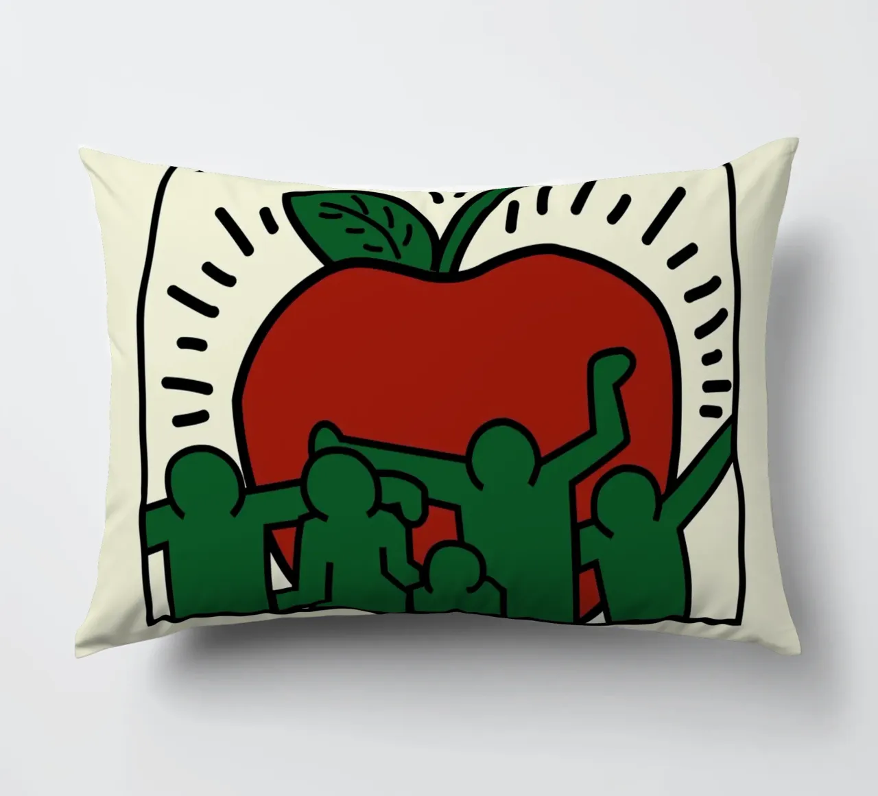 Poster di Keith Haring New York Big Apple cuscino da ClubArt