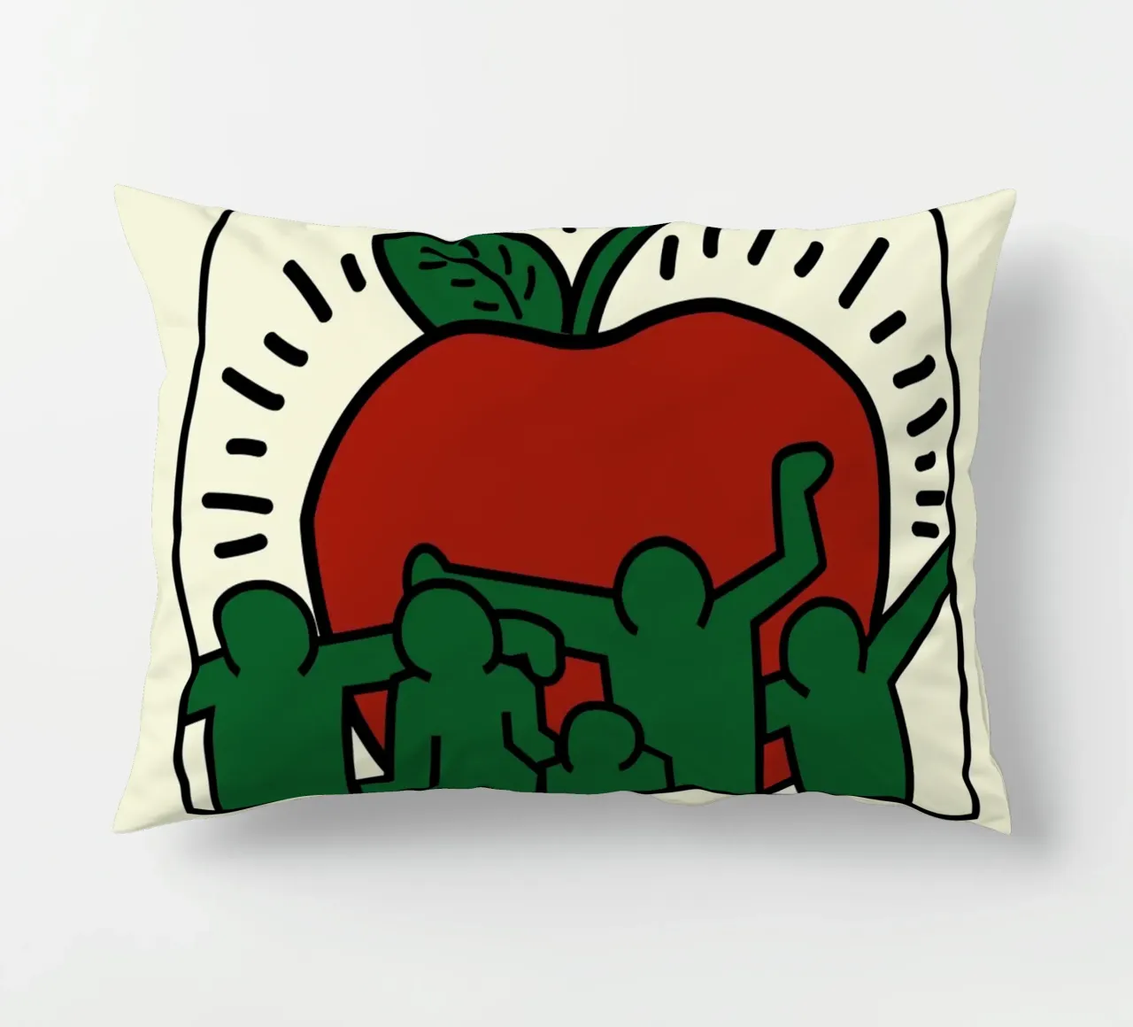Poster di Keith Haring New York Big Apple cuscino da ClubArt