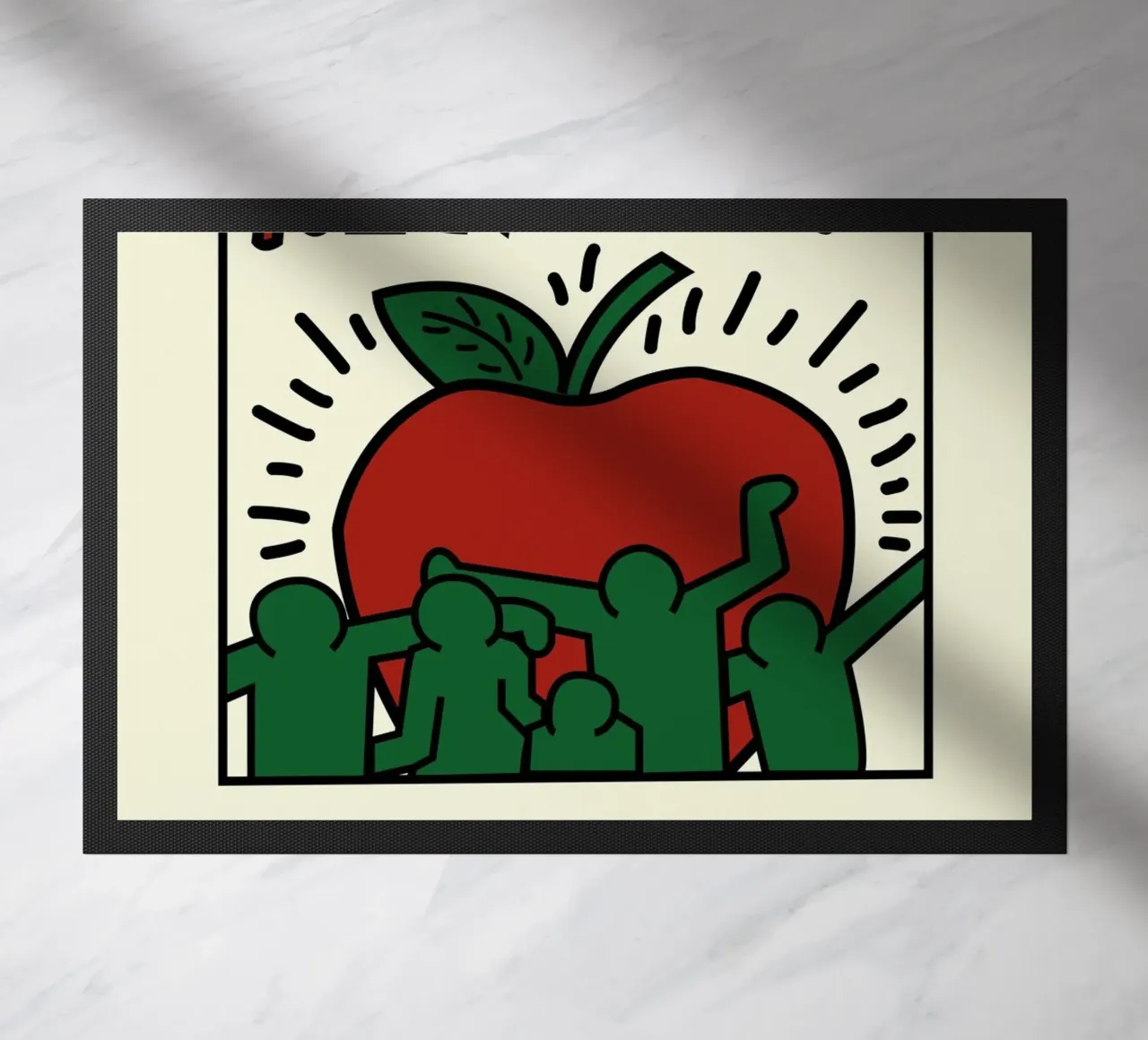 Poster di Keith Haring New York Big Apple zerbino da ClubArt