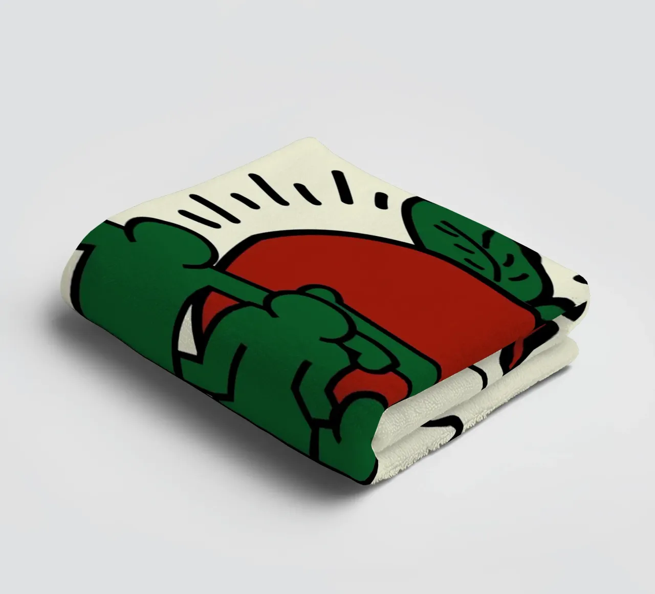 Poster di Keith Haring New York Big Apple asciugamano da bagno da ClubArt