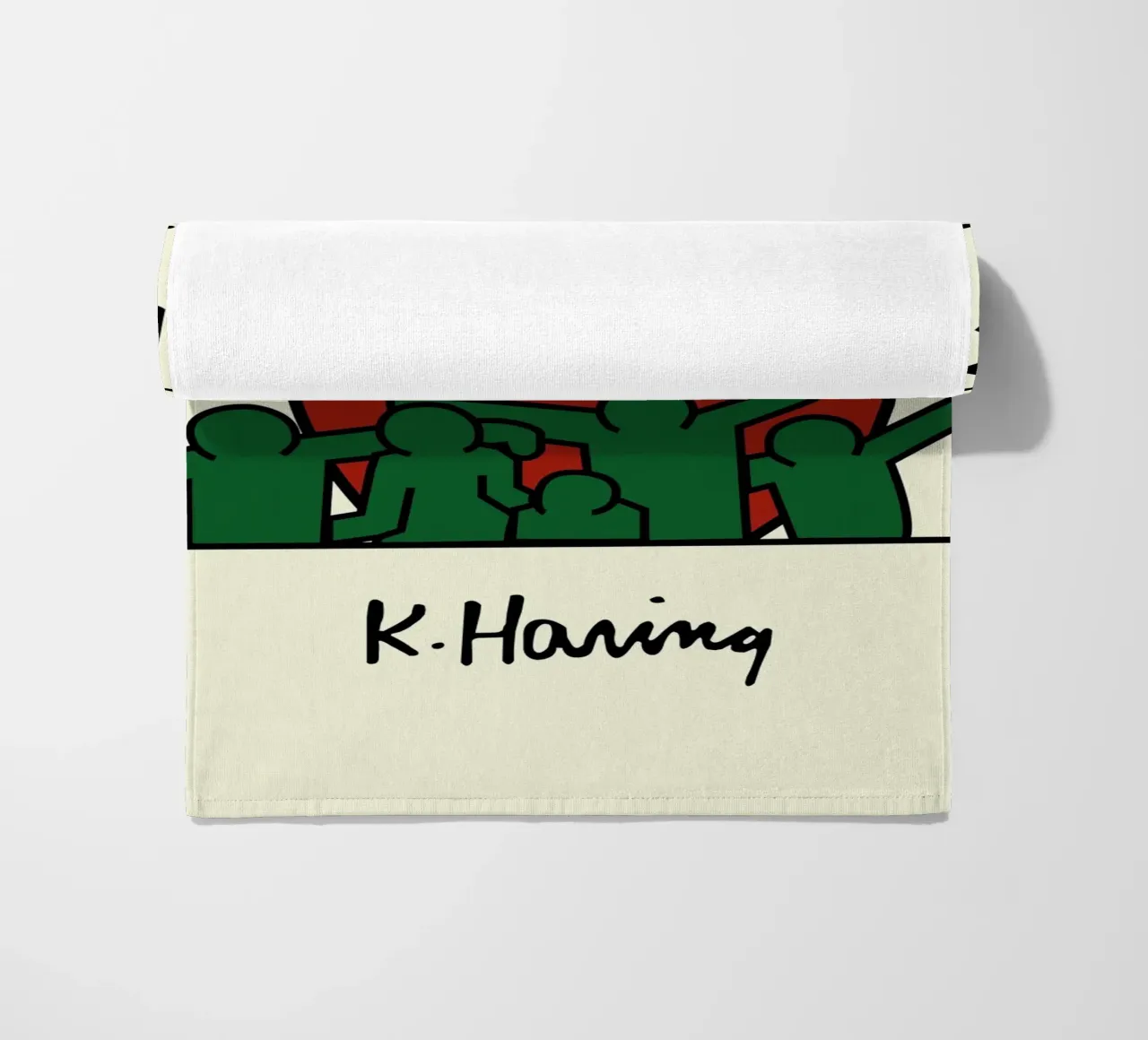 Poster di Keith Haring New York Big Apple telo mare da ClubArt