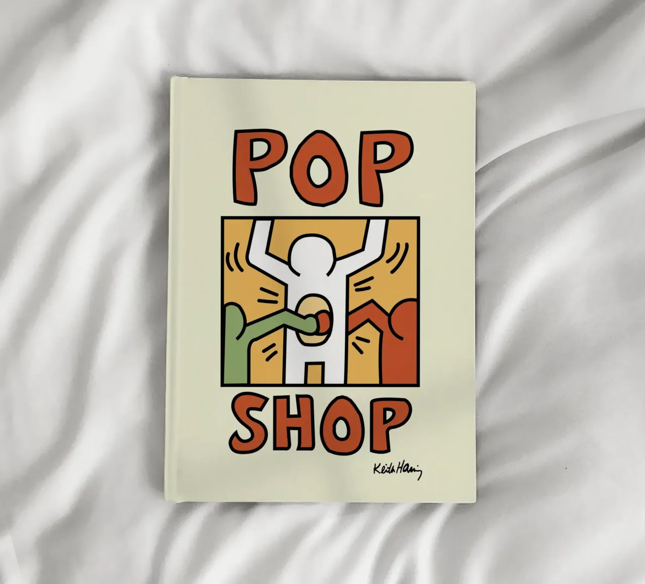 Keith Haring Pop Shop Art Print notebook by ClubArt
