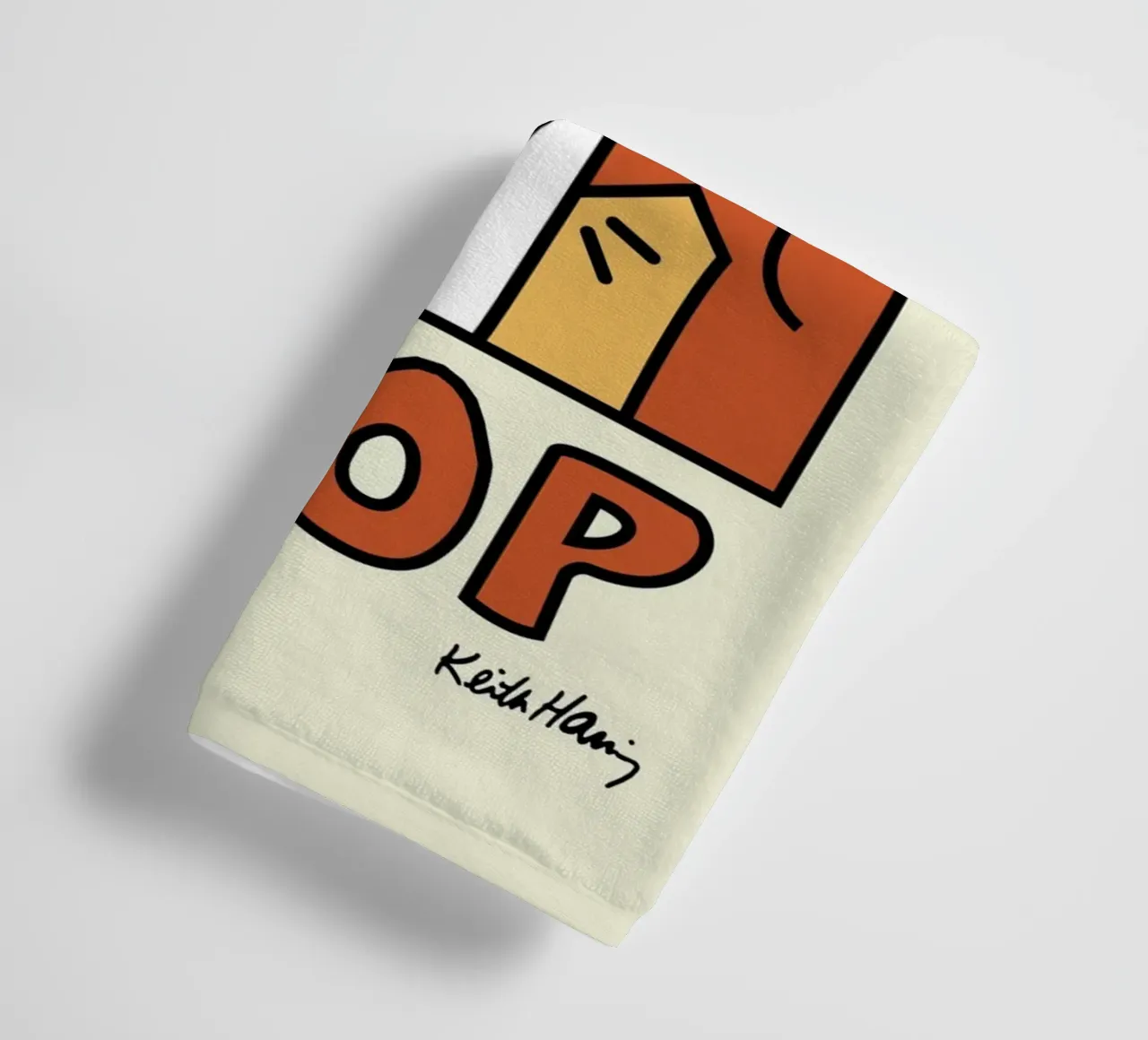Keith Haring Pop Shop Art Print towel by ClubArt