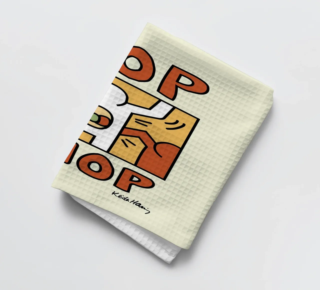 Keith Haring Pop Shop Art Print torchon de ClubArt