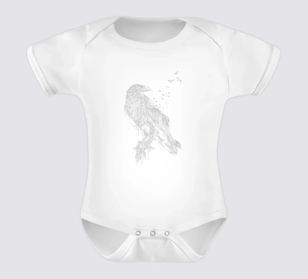 Born to be free II body neonato maniche corte da Balazs Solti
