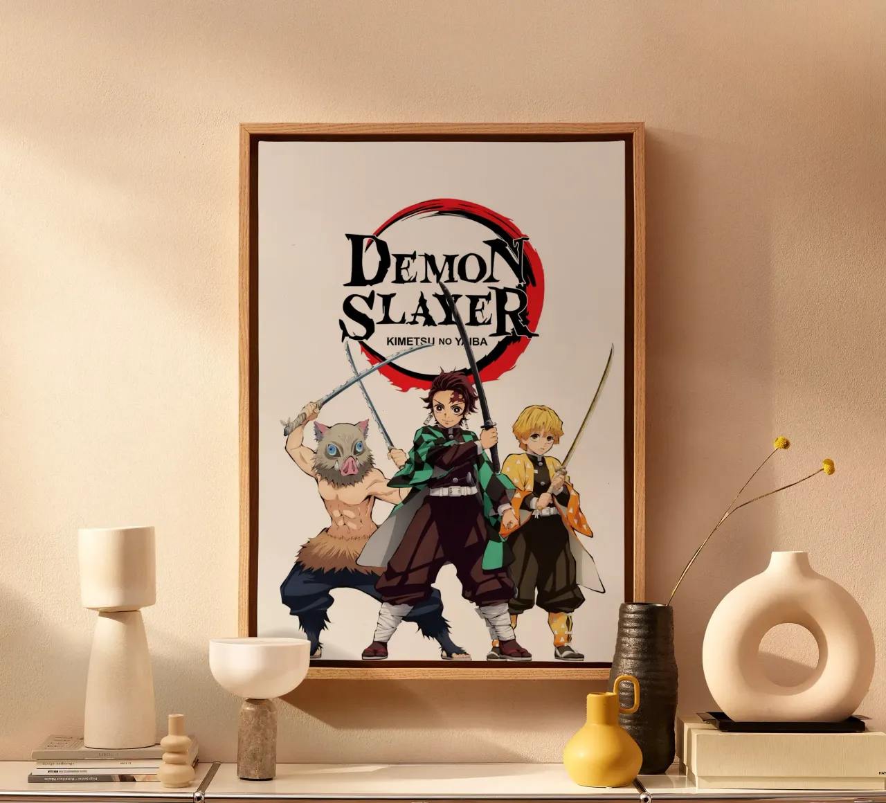 Demonen doder Squad Classic 2 canvas met Baklijst van igoshartwrks