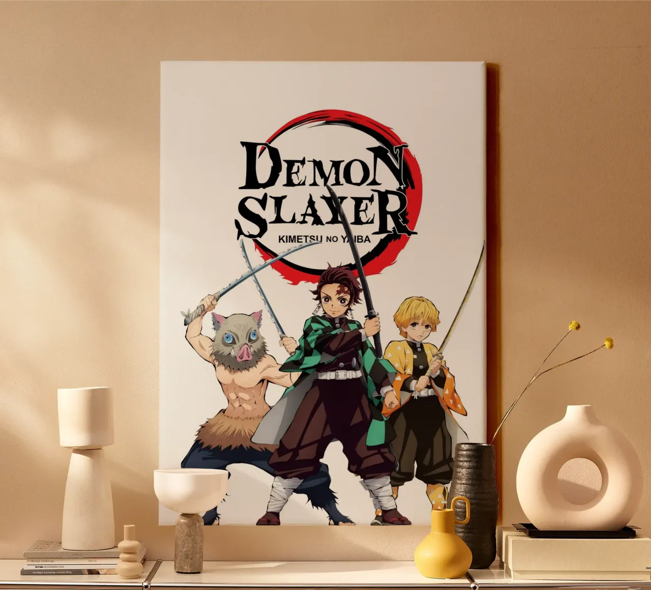 Demonen doder Squad Classic 2 canvas met Baklijst van igoshartwrks