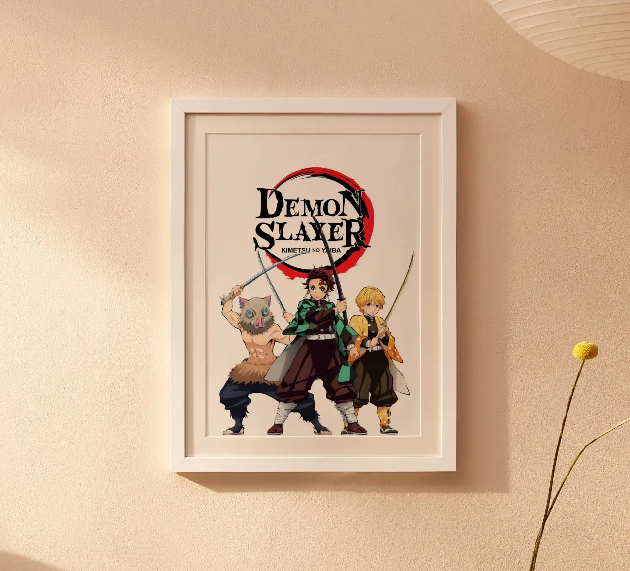 Squadra Ammazzademoni Classic 2 poster con telaio in legno da igoshartwrks