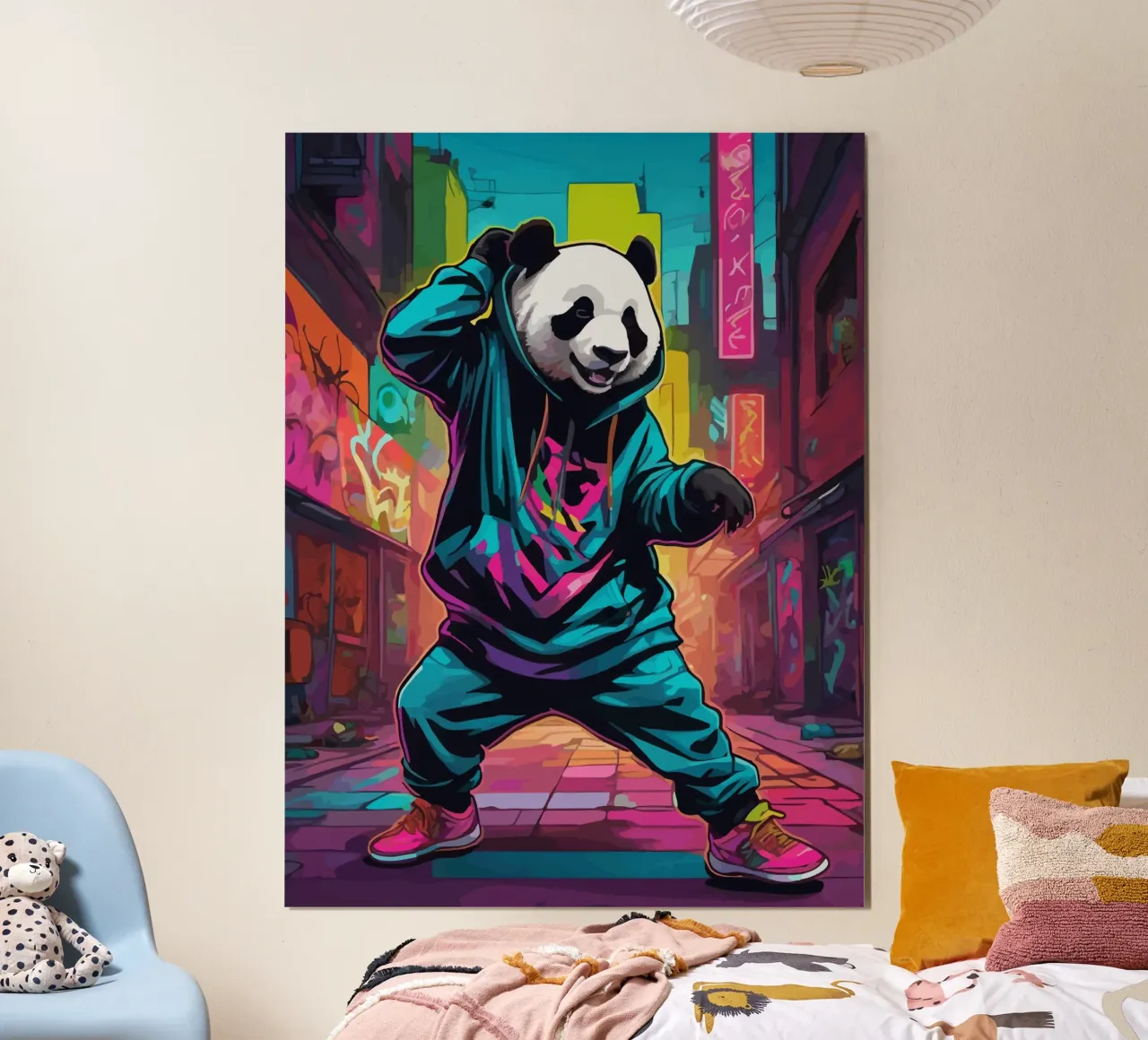 Panda Urbano Groove poster da artdesign1985