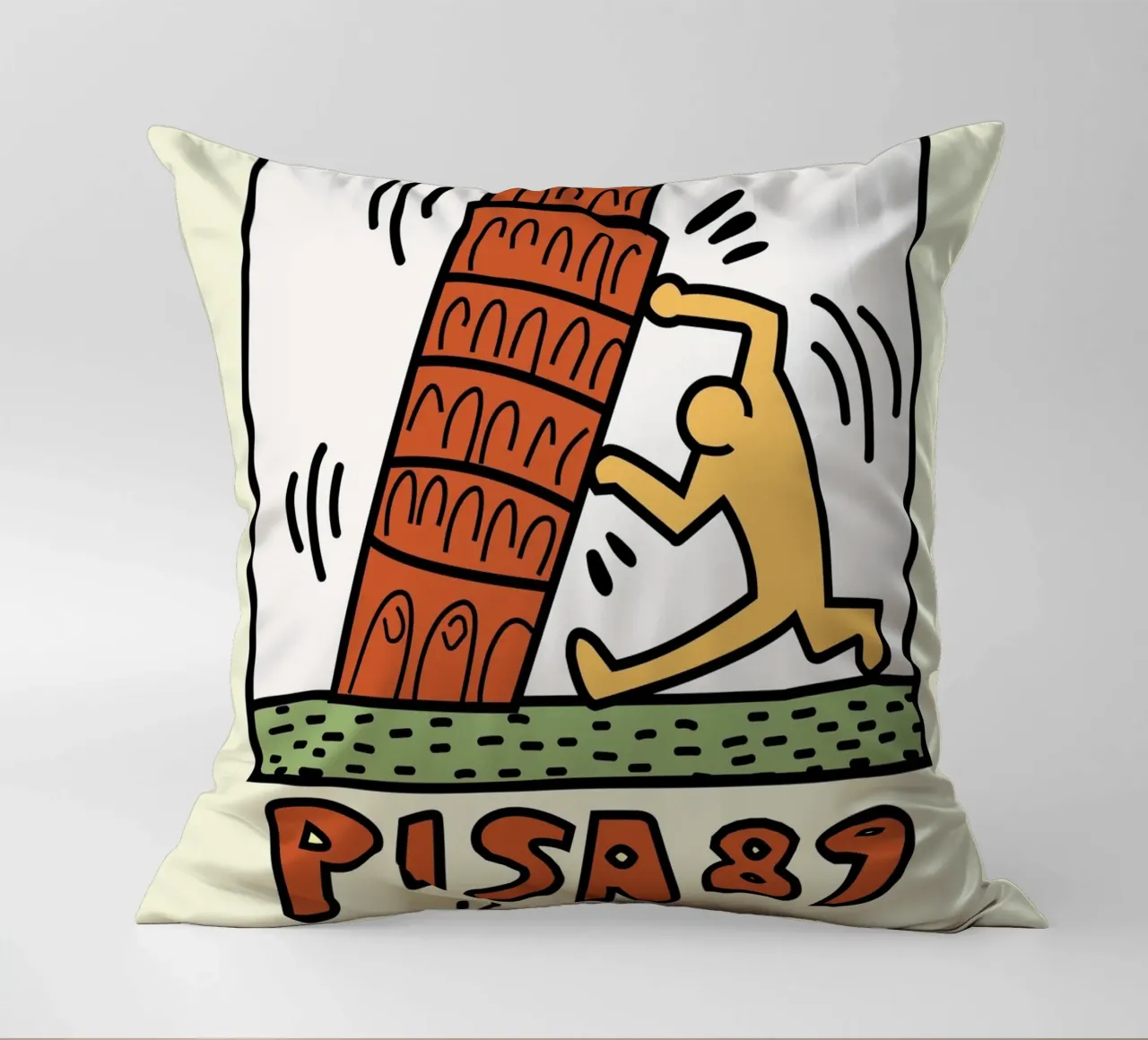 Keith Haring Pisa 89 Poster Pop Art cuscino da ClubArt