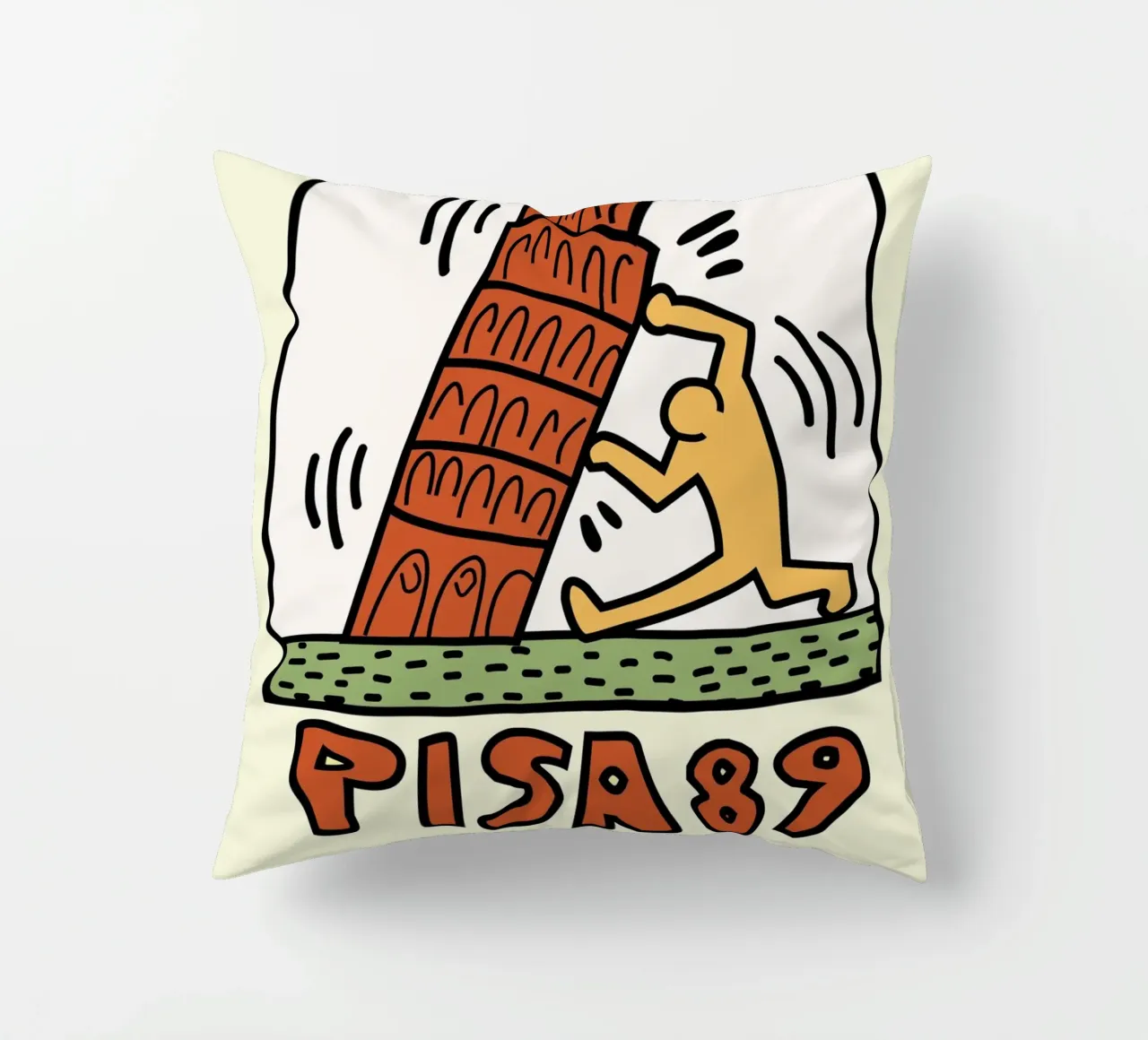 Keith Haring Pisa 89 Poster Pop Art cuscino da ClubArt