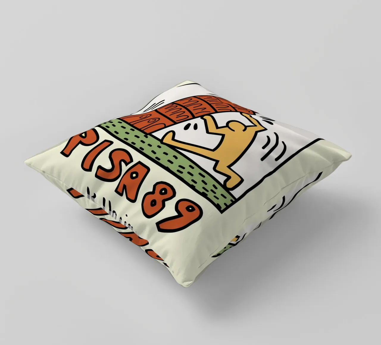 Keith Haring Pisa 89 Poster Pop Art cuscino da ClubArt