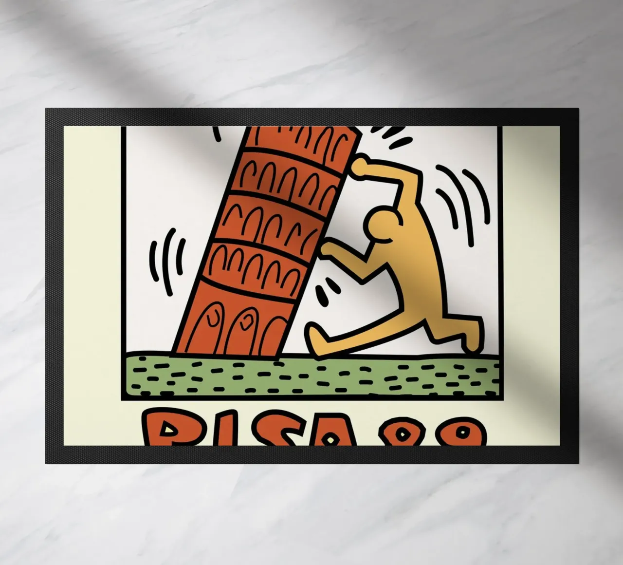 Keith Haring Pisa 89 Poster Pop Art zerbino da ClubArt