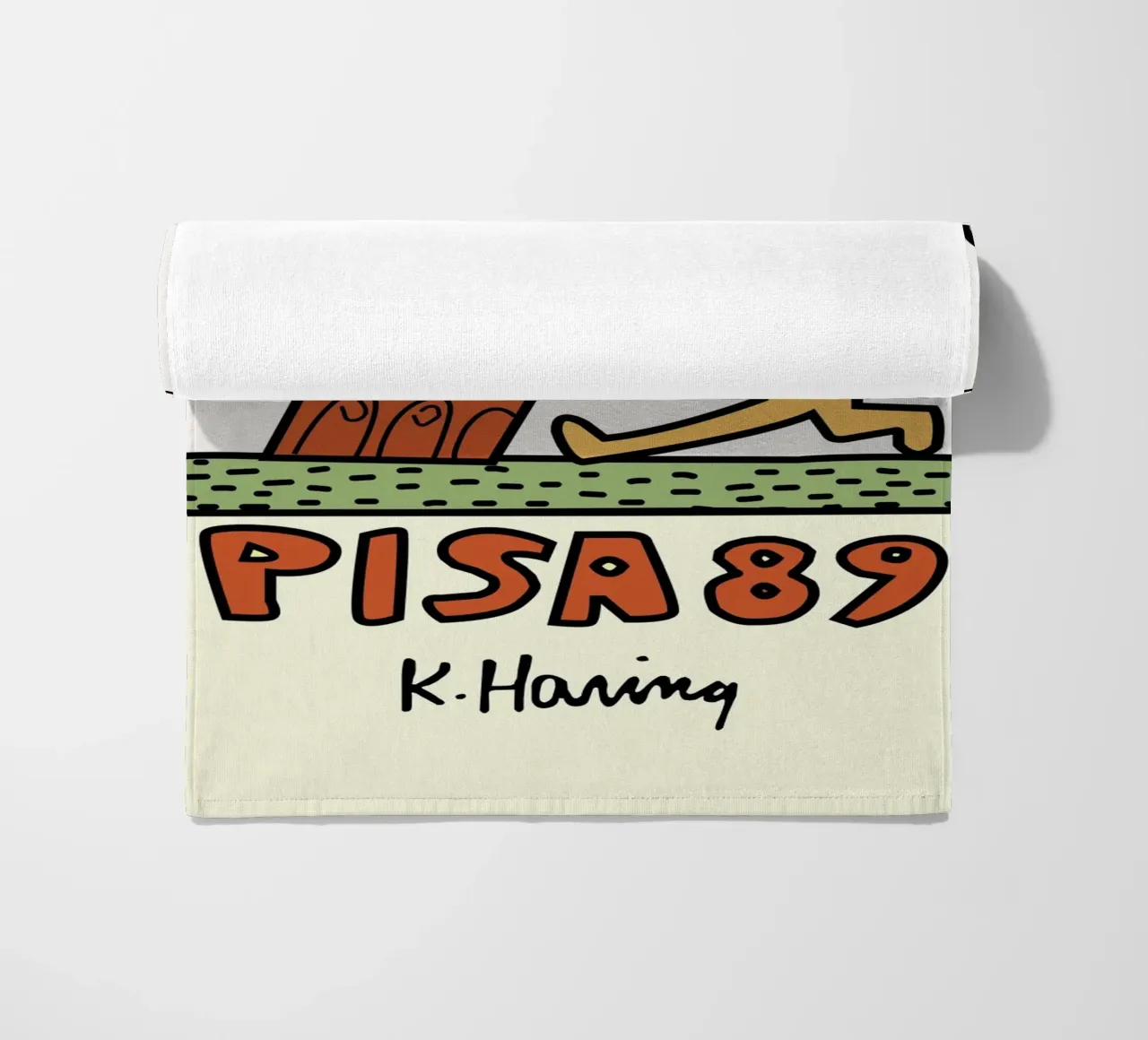 Keith Haring Pisa 89 Poster Pop Art telo mare da ClubArt