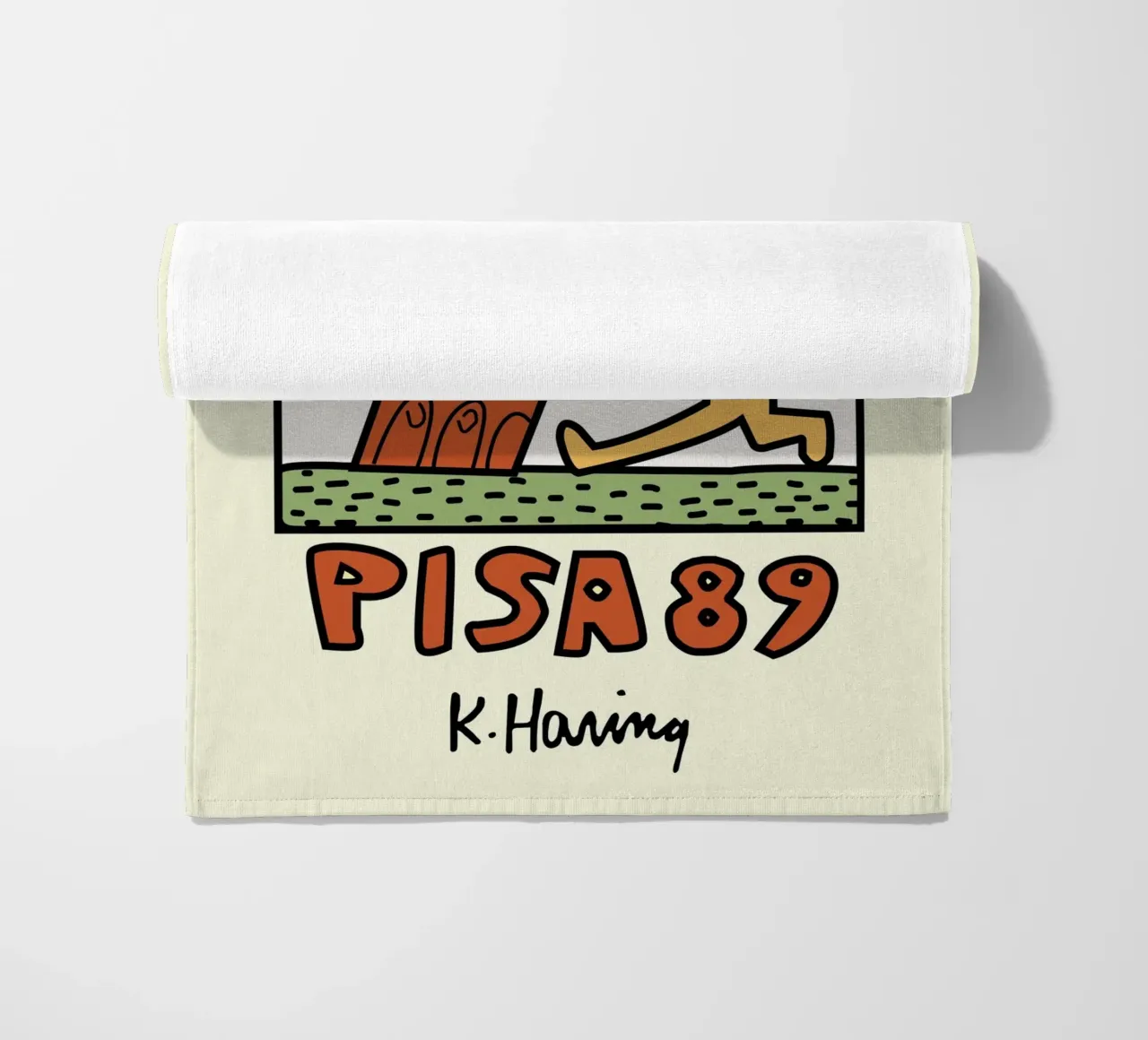 Keith Haring Pisa 89 Poster Pop Art telo mare da ClubArt