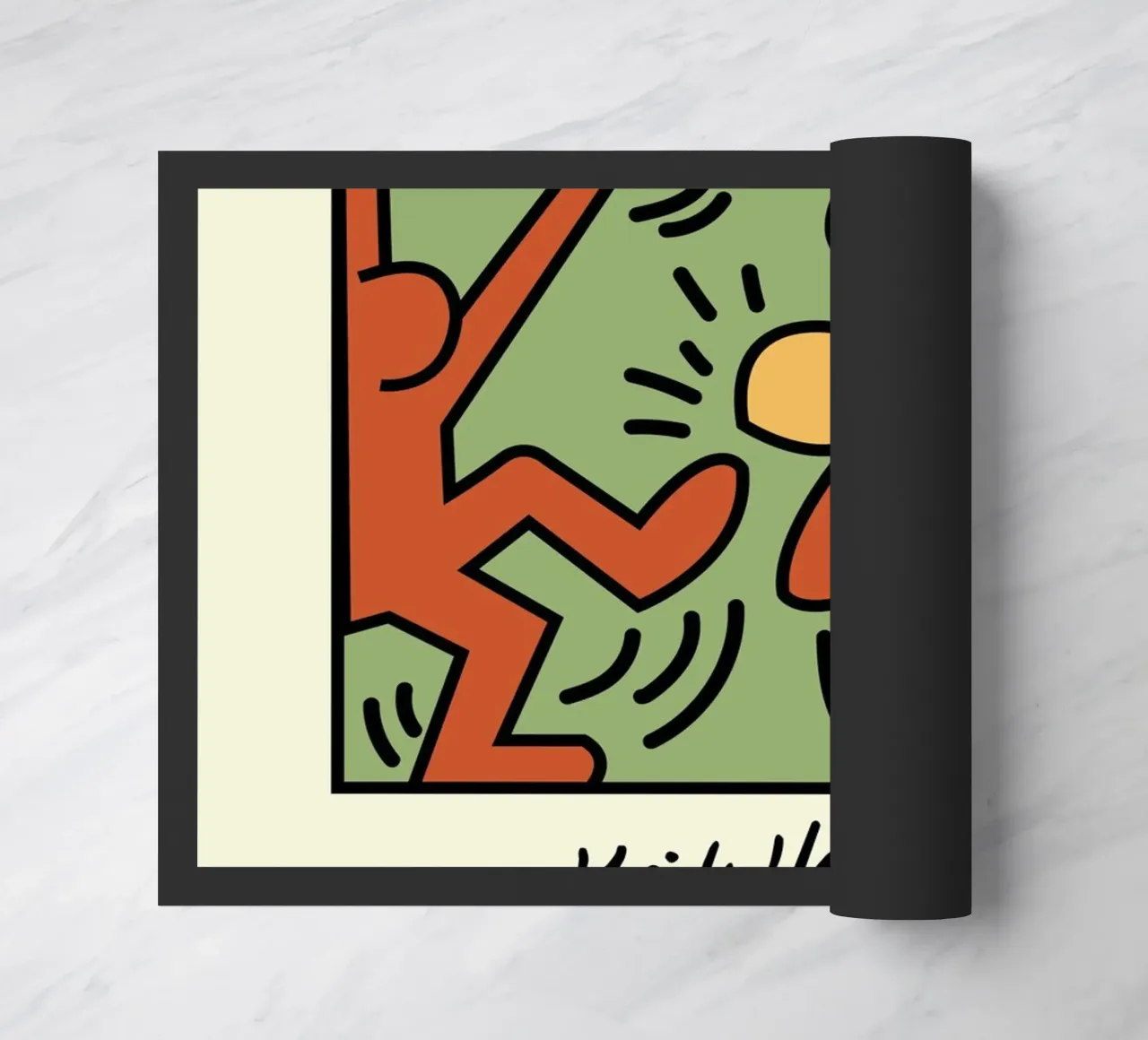 Keith Haring - Figure radiose - stampa pop art zerbino da ClubArt