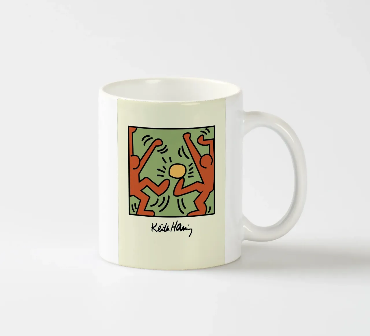 Keith Haring - Figure radiose - stampa pop art tazza in ceramica da ClubArt